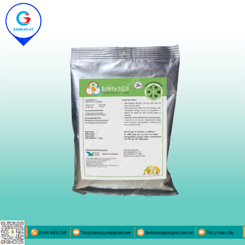 EARLY 3CS  BỔ SUNG VITAMIN, MEN TIÊU HÓA, ACID AMIN CHO GIA CẦM
