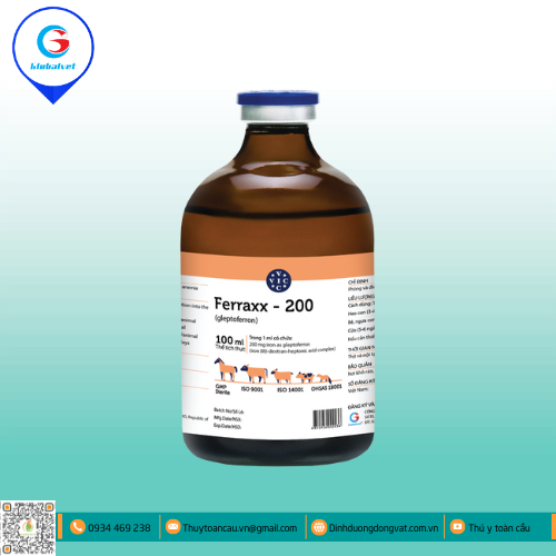  FERZAX FORTE - PHÒNG VÀ ĐIỀU TRỊ THIẾU MÁU DO THIẾU SẮT Ở VẬT NUÔI