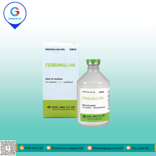FERRUM4U-200  NGĂN NGỪA THIẾU MÁU DO THIẾU SẮT