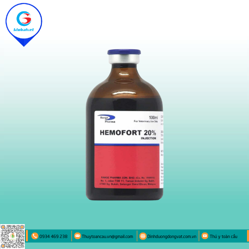HEMOFORT 20% INJECTION NGĂN NGỪA THIẾU MÁU DO THIẾU SẮT