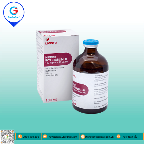 HIERRO INYECTABLE- LH NGĂN NGỪA THIẾU MÁU DO THIẾU SẮT