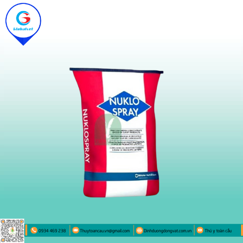 NUKLOSPRAY YOGHURT SỮA CHO HEO CON