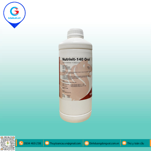 NUTRIVIT-140 ORAL HỖN HỢP VITAMIN ADE CHO VẬT NUÔI