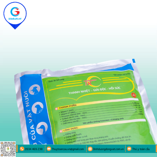 T.C.K.C- CUNG CẤP ĐIỆN GIẢI, VITAMIN K, C
