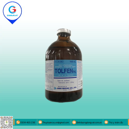 TOLFEN INJECTION HẠ SỐT KHÁNG VIÊM