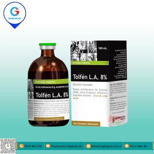 TOLFEN LA 8% HẠ SỐT KHÁNG VIÊM