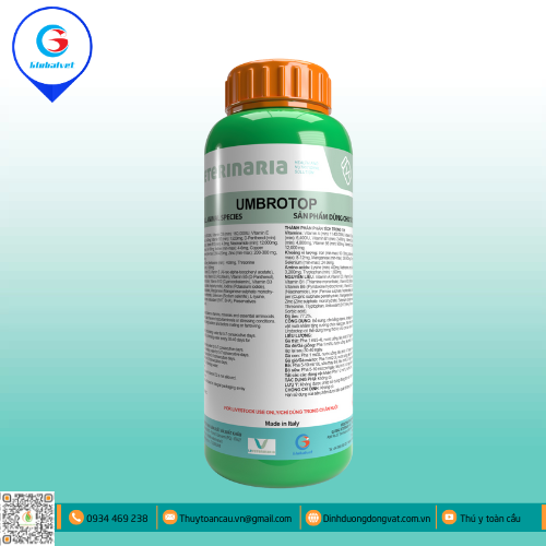 UMBROTOP - TĂNG TRỌNG CẤP TỐC CHO VẬT NUÔI 
