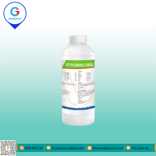 VETKOMINO BỔ SUNG ACID AMIN CHO VẬT NUÔI