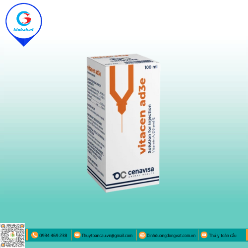 VITACEN AD3E PLUS HỖN HỢP BỔ SUNG VITAMIN CHO VẬT NUÔI