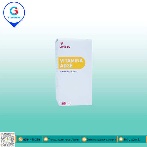 VITAMINA AD3E BỔ SUNG VITAMIN A, D, E CHO VẬT NUÔI