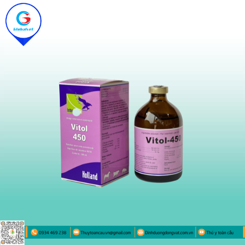 VITOL-450  BỔ SUNG VITAMIN CHO VẬT NUÔI